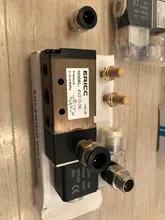 2V025-08 normalmente cerrado 12V 12V 24V 220V 1/4 BSP 2 2 posición de válvula solenoide de aire 2V025-08 Válvula de Control neumática