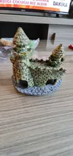 Castle-Tower-Ornaments Decoration Aquarium-Accessories Fish-Tank