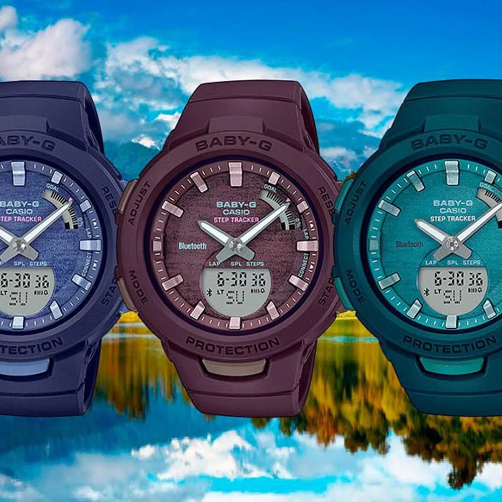 Наручные часы Casio BSA B100AC 2AER женские кварцевые|Женские часы| |