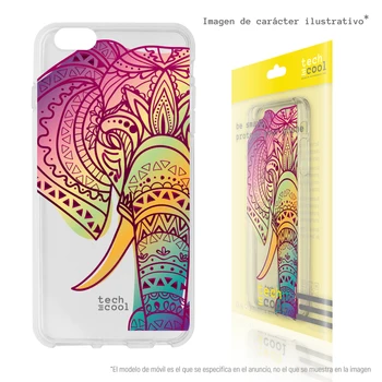 

FunnyTech®Silicone stand case for Xiaomi Redmi 5 Plus l design design Elephant transparent vers.1