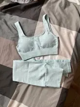 Conjunto de sujetador y mallas deportivas para mujer, ropa de entrenamiento, para gimnasio y yoga atlético, 2 piezas