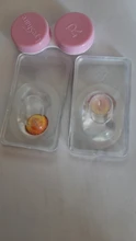 AMARA-lentes de contacto de colores para Halloween, 1 par, para ojos, maquillaje, fiesta, 1 año