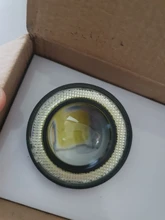 LED DRL Driving-Lights Fog-Lamp Angel-Eyes Pink Universal Yellow Blue 64mm 12V White