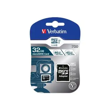 

47041 Pro Microsdhc Memory card U3 32 gbVERBATIM20.66
