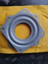 Placa giratoria con rodamiento de bolas de acero totalmente lisa, giratoria de Metal, rotación de 360 grados, soporte de exhibición giratorio para muebles