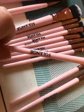 Makeup-Brushes Powder Eyeshadow Eyelash-Eyebrow Blending-Eyeliner Pink Beauty MAANGE