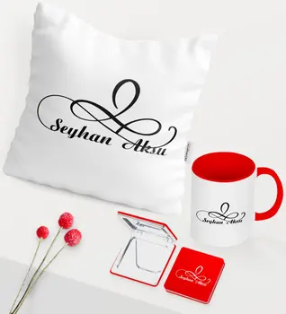 

Personalized Is Red Mug Mirror Pillow Set-4