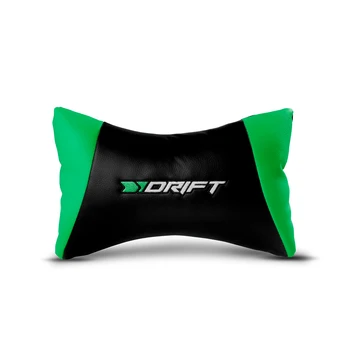 DRIFT Gaming DR175GREEN- Silla Gaming Profesional, polipiel, reposabrazos ajustables 2D, piston clase 4, giratoria, mecanismo de mariposa, cojin lumbar y cervical, negro/blanco/verde 6