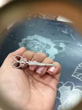 Creativo tijeras forma de señora de las mujeres pelo Clip horquilla delicada pelo horquilla accesorios para el cabello decoraciones