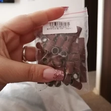 Ladymisty-Bandas de limado de manicura, accesorios para máquina de clavos eléctrica, brocas, removedor de Gel de uñas, 80/120/180 pulgadas, 50 Uds.