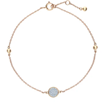 

Gold bracelet with diamonds sunlight