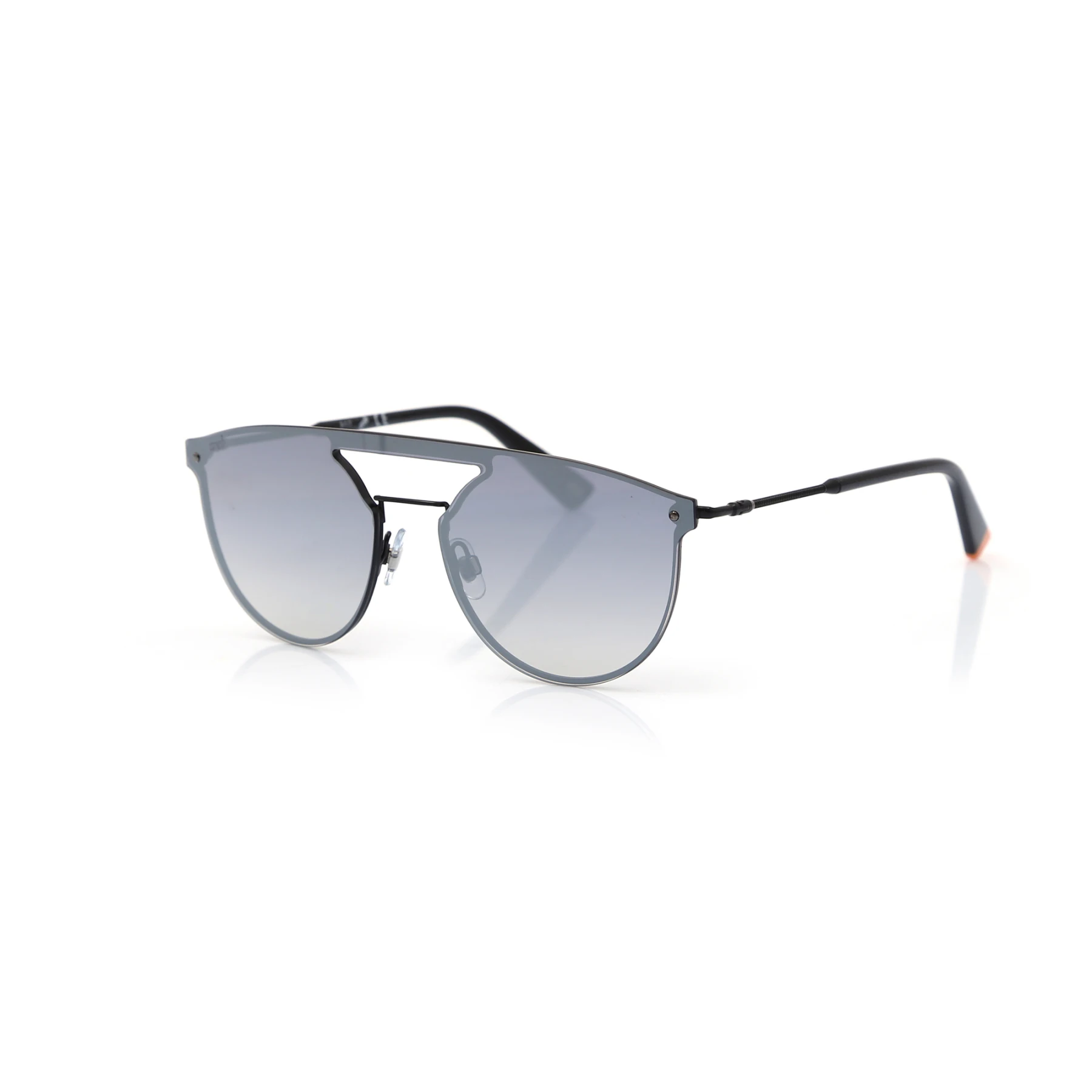 

Unisex Sunglasses W 0193 02C METAL BLACK POLYCARBON OVAL AVAL 54-16-140