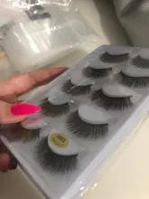 Pestañas postizas 3D de visón, pestañas largas y esponjosas hechas a mano, utensilios de maquillaje para ojos G806, 5 pares