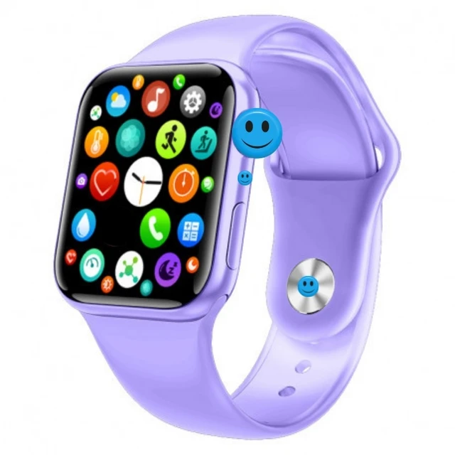 Smart watch M26 plus series 6 with wireless charging, smart bracelet with active 44mm screen button with 50 dials Smart watch M26 plus purple