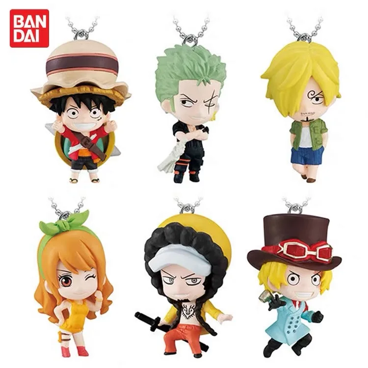 Оригинальный Bandai Одна деталь дикое Gashapon фигурка Луффи Зоро закон Tonytony Чоппер и