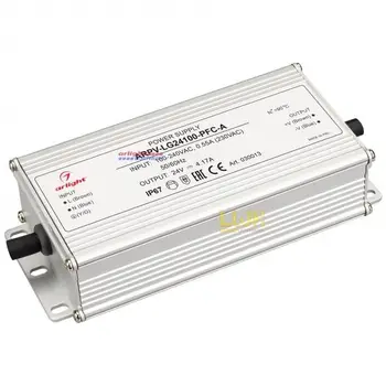 

Power supply arpv-lg24100-pfc-a (24V, 4.17a, 100W) 1 PCs Arlight 030013