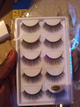 Pestañas postizas 3D de visón, pestañas largas y esponjosas hechas a mano, utensilios de maquillaje para ojos G806, 5 pares