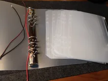 Archivador de fotos A5 A6, productos de almacenamiento, pegatinas de inserción, carpeta de folletos en espiral, 8 Uds., hojas internas, bolsa con cremallera