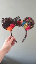 2021 Disney Mickey orejas diadema lentejuelas arcos orejas traje diadema Peter Pan tocado Cosplay felpa adultos/niños diadema regalo