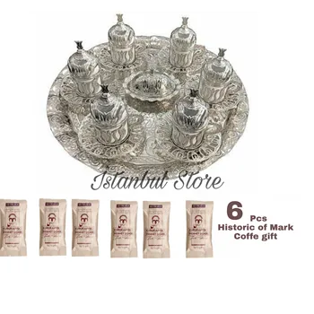 

Handmade Coffee Set 2 & 6 Set Coffee Cup Authentic Copper Look Silver Color Gold Color Coffee Cup Premium Coffee Cups