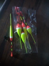 Flotador de espuma para pesca en hielo, conjunto de boya para carpa, accesorios de aparejos de pesca, tamaño 1g 2g 3g, 5 unids/lote