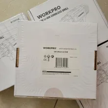 WORKPRO-Destornillador eléctrico inalámbrico 12V, mini controlador de potencia inalámbrico, batería de iones de litio CC de 3/8 pulgadas, 2 velocidades
