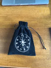 Bolsa de almacenamiento de Tarot de terciopelo, 12 Constelaciones, juego de mesa de cartas, Mini bolsa con cordones, juego de mesa