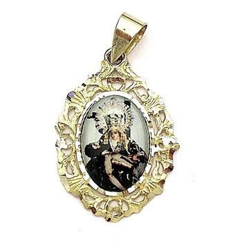 

Medal 18k gold Virgin Anguish [638]