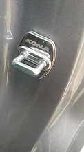 Cubierta para cierre de puerta de coche con estilo cubiertas con emblema para Hyundai Kona Accesorios