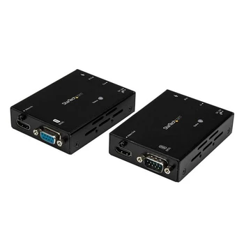 

Extender HDMI Extension 4K Ethernet cord CAT5 with Infrared Extension for Control and RS232 Serial DB9 HDBaseT