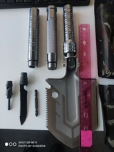 Pala táctica multifunción para exteriores, carretilla elevadora militar para exteriores, pala de nieve todoterreno, pala plegable de supervivencia al aire libre