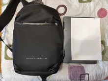 Kingsons-Mochila negra ultraligera para ordenador portátil Unisex, morral delgado de 15,6 pulgadas para oficina y trabajo