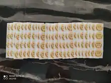 Pegatinas de carta con amor hechas a mano, rollo de etiquetas, caja de boda, regalo, embalaje, pegatinas de decoración de papelería, 100 Uds.