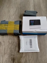 Inalámbrico Tuya APP SIM GSM casa RFID de seguridad antirrobo LCD teclado táctil sistema de alarma WIFI/GSM kit de Sensor ruso español voz