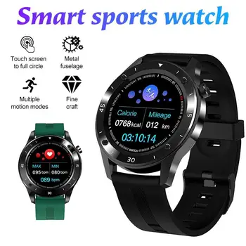 

Full Touch Screen Men Business Smart Watches Multilingual Fashion Two-toned Sport Watch Heart-monitoring Chronograph Smartwatch