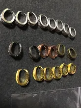 20 piezas 14x10mm estilo barroco colgante Pinch Bail broches collar ganchos Clips conector DIY accesorios de joyería accesorios 6 colores