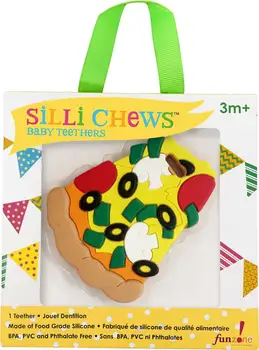 

Прорезыватель Silli Chews Пицца силиконовый, 3мес+ SC-16