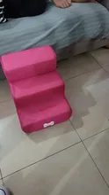Escalera De 3 escaleras escalones para perros pequeños, rampa antideslizante, extraíble, para Casa De perros y gatos