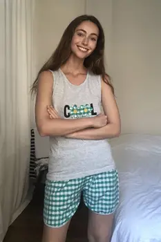 

Trendyol Printed Knitted Pajamas Set THMSS20PT0434