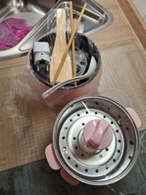Mini máquina de Cocina eléctrica multifunción para el hogar, olla caliente de una sola/doble capa, olla de arroz multieléctrica, sartén antiadherente, 220V