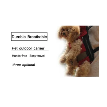 

Pet Dog Carrier Backpack Mesh Outdoor Travel Products Breathable Shoulder Handle Bags for Small Dog Cats L