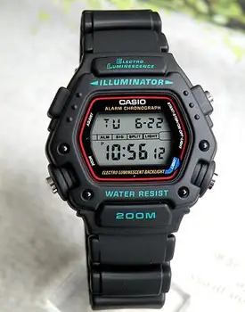 

Casio watch DW-290-1VS retro digital Chrono alarm 200m