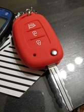 Funda de silicona para llave de coche, funda para Hyundai Tucson Sonata Ix35 Ix25 I20 Creta Santa Fe GLS SPORT Elantra Reina, funda Fob
