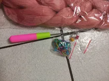 SmartBraid-trenza de cabello trenzado Jumbo, Color degradado, 24 pulgadas, caja de extensión de 100g, trenzada de cabello rubio, Rosa, Verde, africano