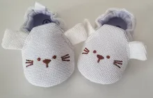 Botas de nieve para primeros caminantes de punto para niño niña, zapatos para bebé recién nacido, Otoño e Invierno de algodón, suela suave cálida, precaminante de felpa