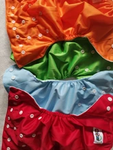 2018 marca nueva 1PC ajustable reutilizable mucho bebé niños niñas pañal de tela lavable pañales bebé sólida cubierta de pañal venta al por mayor