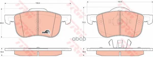 Gdb1388_ = 713, 00 = 724 000b-Sx = Fdb1382! Disc pads P Volvo S8