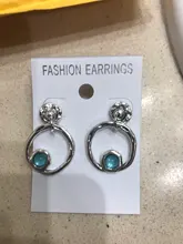 Anslow-pendientes con forma redonda para mujer, joyería de moda, nuevo diseñador, abalorios de Color caramelo Retro, LOW0003AE regalo de boda, 2020