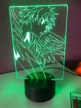 Led-Night-Light Table-Lamp Hinata-Figure Manga Gadget Bedroom-Decor Acrylic Anime Haikyuu