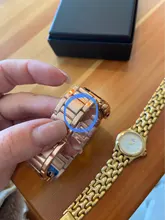 Reloj de moda sencillo para mujer y niña, reloj de cuarzo resistente al agua, banda de acero, relojes pequeños para estudiantes